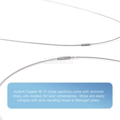 AZDENT Dental Orthodontic Super Elastic Arch Wires Copper Cu-NiTi ROUND