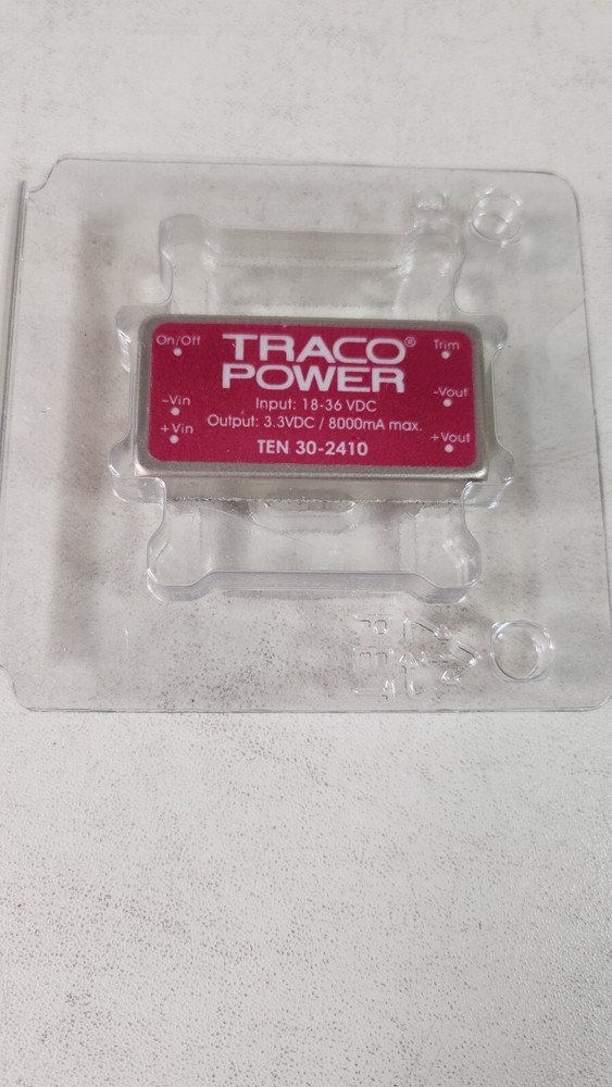 (NEW) TRACO POWER TEN 30-2410 Isolated Board Mount DC/DC Converter