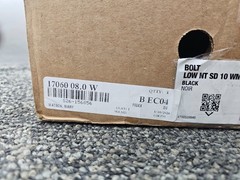 Hytest K17060 Women’s Bolt NT SD Women’s Safety Shoes Black Size 8 W