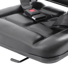 NEW UNIVERSAL FORKLIFT SEAT FITS CLARK CAT HYSTER YALE TOYOTA MITSUBISHI BLACK