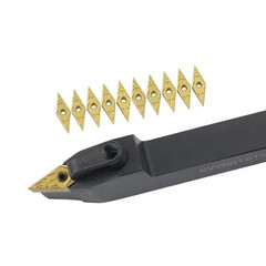 New Holder + VNMG321 VNMG160404 Carbide Inserts MVVNN 1616H16 Lathe Turning Tool