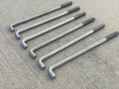 Sandbaggy 1/2″ x 10″ Threaded Concrete Anchor L-Bolts – Hot Dipped Galvanized