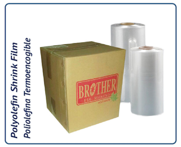 8″ 75 Gauge. 3,500 ft. L Centerfold Shrink Polyolefin Film POF FREE SHIPPING