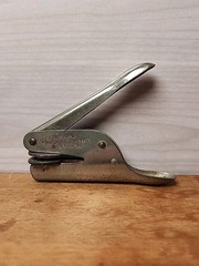 Roovers Monogram Embosser Notary Tool Letter M Or W Vintage