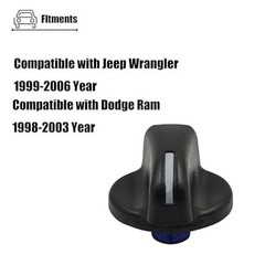 3PCS AC Heater Switch Control Knob Compatible with Wrangler 1999-2006 Year, for