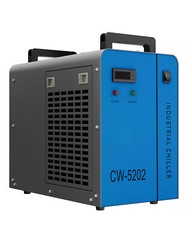 OMTech 6L CW-5202 Water Chiller for CO2 Laser Tube Engraver with 2 Pack Coolant