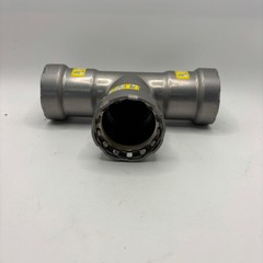 Viega MegaPressG 25316 Carbon Steel Tee 1-1/4 x 1-1/4 x 1-1/4 Gas Pipe Fitting