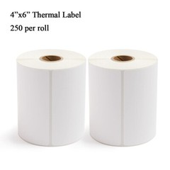 80 Rolls 4×6 Direct Thermal Shipping Labels For Zebra 2844 Eltron – 250 per Roll