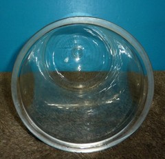 Vintage Pyrex Bell Jar w/ Flange 18in H 9.5in Dia Excellent Condition