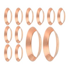 12PCS Copper Flare Gasket, 3/4″ Tube Size, Suitable for 19.05mm Copper Pipe