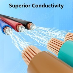 18 Gauge Wire (6-Pack 35FT-6PK, Red/Black/Grey/Blue/Green/Brown