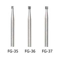 3 Types Dental FG-35/36/37 High Speed Handpiece Cone Tungsten Carbide Bur Burr