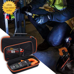Case Compatible with Klein Tools CL800 CL810 CL700 CL600 Digital Clamp Meter, Po