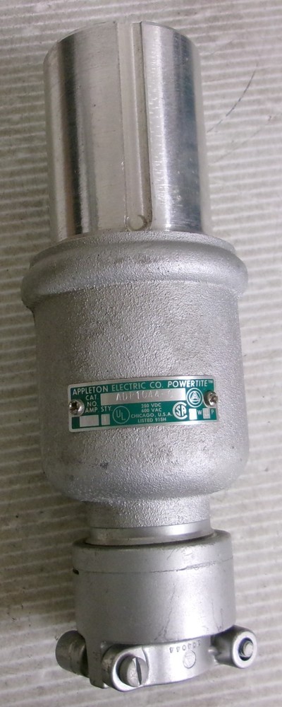 Appleton ADP1044-C Powertite Series Plug 4Wire 4P 100A 250VDC 600VAC