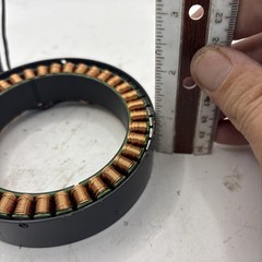 Frameless Brushless DC Motor 4-1/8” OD 3-1/8” ID 1” Tall 36 Copper Coils