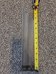 Titanium Round Rod .250″ X 9.5+” inches Long Ti 6Al-4V ELI Medical Grade