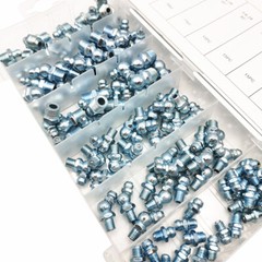 US110Pc Hydraulic Grease Assortment Lube Lubrication Assorted Zerk Straight90/45