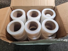 (QTY 18)Narrow Banding Stretch Wrap Film Clear/Non-Transparent 3″x 650′ x100 Ga.