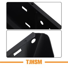 Black Left Right Rear Steel Bumper Face Bar Replacement for F250 2008-2016