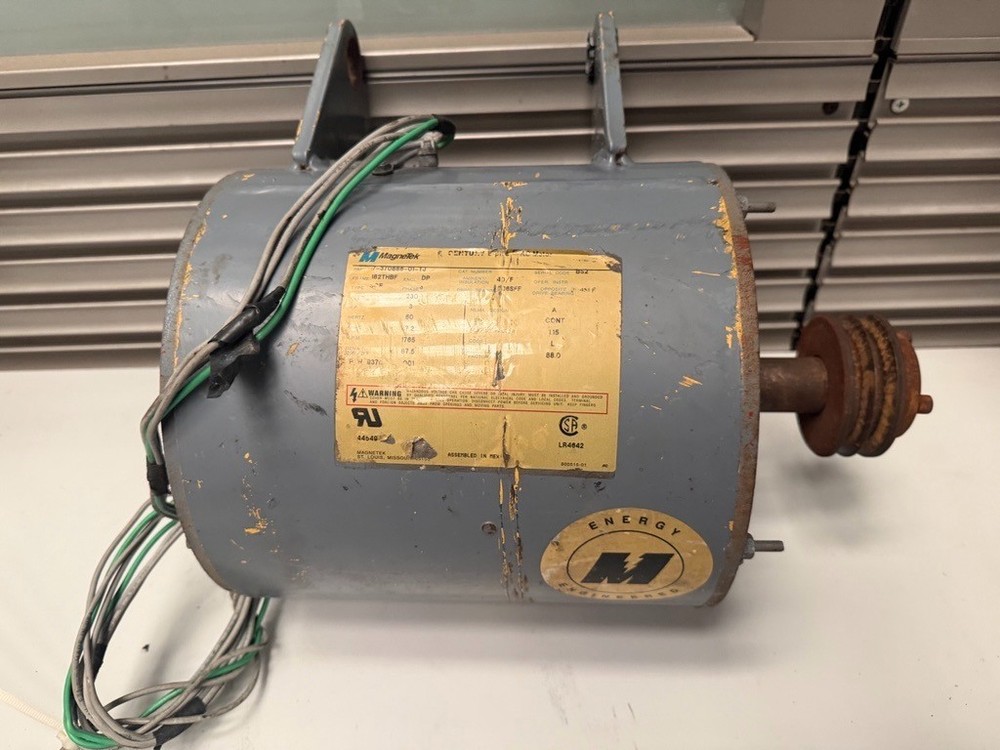 Dexter T600 T900 Front Load Washer Motor 3PH, P/N: 9376-298-001 [USED]