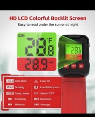 Infrared Thermometer Gun/ HD Large Screen -58°F~1022°F(-50°C~550°C)