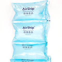 AIRSHIP® Air Pillow Bag Film Cushion Roll Packaging 8″x5″ 1000ft 2400pcs (2Pack)