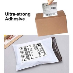 100-4000 4×6 Fanfold Direct Thermal Shipping Labels for Zebra & Rollo Printer