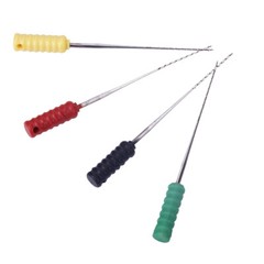 10Pcs/Pack Dental Endodontic Barbed Broaches Root Canal Needles Files 25mm