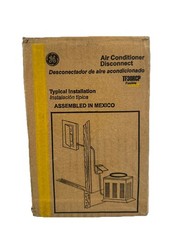 GE 30 Amp 120/240 Volt Fused AC Disconnect In Gray TF30RCP NEMA 3R