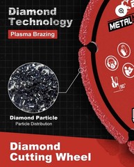 EZARC Diamond Cutting Wheel 4 1/2 x 7/8 Inch for Metal, Cut Off Wheel with 5000+