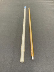 Lot of 2 Laboratory Thermometers ERTCO 1104 30-124 F & Fisherbrand 4885:1 243G