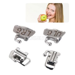 AZDENT Dental Ortho Bondable Buccal Tubes 1st Molar Edgewise /ROTH /MBT 022