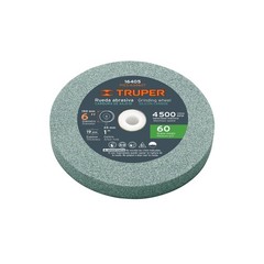 Silicon Carbide Grinding Wheel for Bench Grinder, 6Inch OD x 3/4Inch Thick, 1…