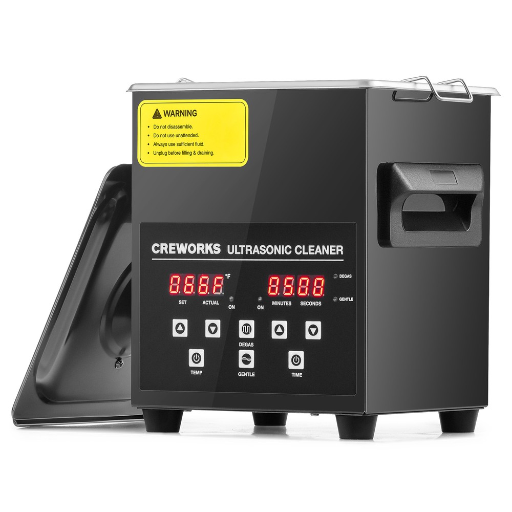 CREWORKS 2L 3L 6L 10L 15L 22L 30L Ultrasonic Cleaner with Degas & Gentle Mode