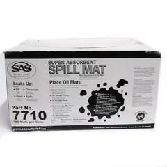 SAS Safety 7710 Super Absorbent Spill Oil Pad, 100-Pack