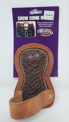 Weaver Leather Show Comb Holder Crocodile NIP BIN32