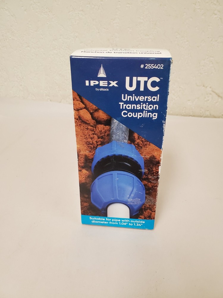 IPEX Universal Transition Compression Coupling for 1.06 in. – 1.34 in. (255402)
