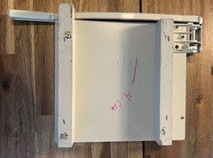 VINTAGE 12″ Boston 2612 Cast Iron & Wood Guillotine Paper Cutter Trimmer