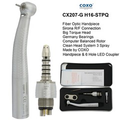 COXO Dental Fiber Optic Handpiece High Speed Turbine For Kavo NSK Sirona Coupler