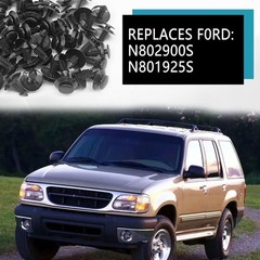 50 Pieces Door Trim Panel Retainer Clips Compatible with Ford F150 F250 F350 Mus