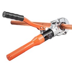 VEVOR Copper Pipe Crimper Hydraulic Driven Pro Press Tool with 1/2″ 3/4″ 1″ Jaws