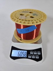 38 AWG Gauge Enameled Copper (CU) magnet wire, about 6 pounds, new