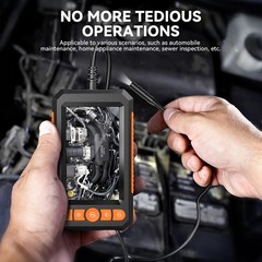 1080P LED Handheld Industrial Endoscope Borescope 8mm Inspection Snake Camera