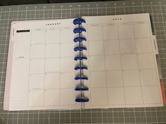 Happy Planner Classic Squad Girls Planner 12 Months 9 Disc Vertical Color Block