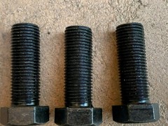 3 pcs King Kutter Blade LH Bolts & washer 502310 for 502303 spindle Fine thread