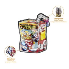 25 Sets Foil Mylar Bags Smell Proof Resealable Zip Seal Pouch 3.5g For Candy