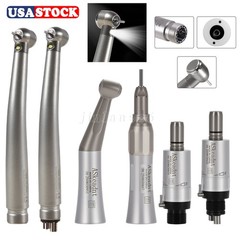 ASkeadnt Dental E-generator LED High Speed/Low Speed Handpiece Kit 2Hole/4Hole