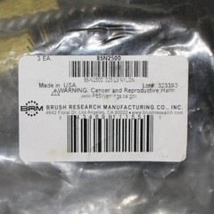 (9) Brush Research Power Tube Brush 85N2500, 2-1/2″ OD x 3″, Nylon, Spiral