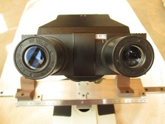 OMAX Microscope with Metric Sliding Ruler Measuring Stage, 295mm. with WF 10X/18