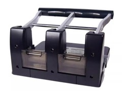 Effortless 3-Hole Punch: 100-Sheet Capacity, Manual, Heavy-Duty 3-Hole Punch